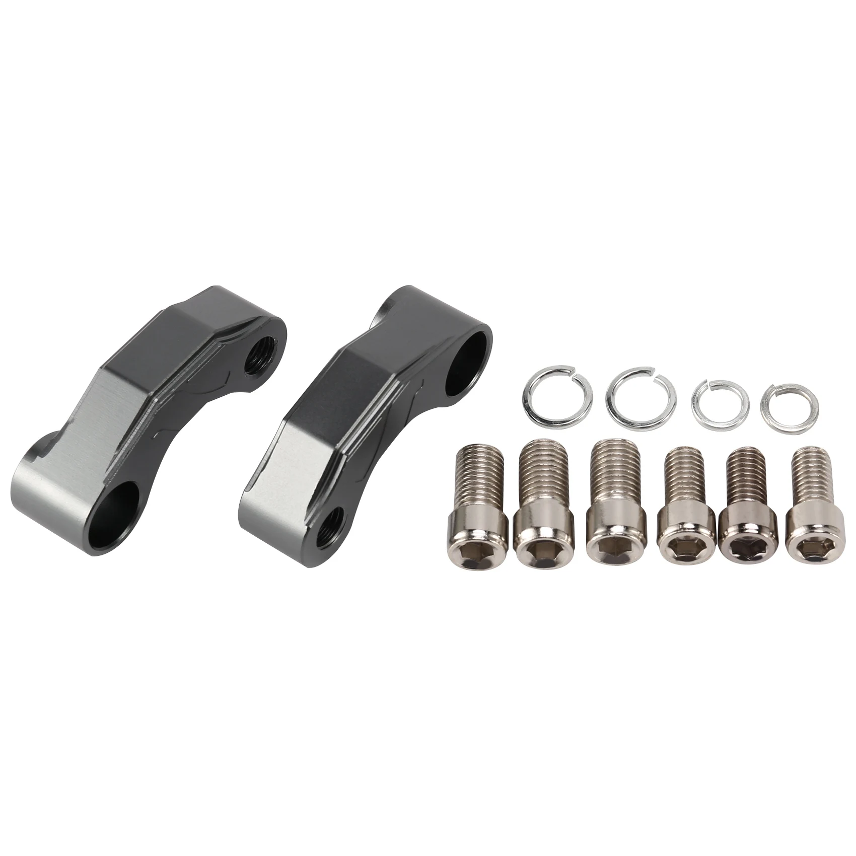 Pair Motorcycle Mirror Extender Risers Universal Handlebar Mount Rearview Mirror Spacers Adapter M10
Pair Motorcycle Mirror Extender Risers Universal Handlebar Mount Rearview Mirror Spacers Adapter M10