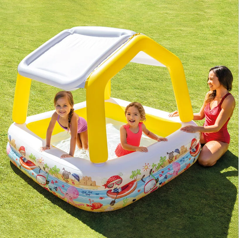 Children's Entertainment Underwater World Sunshade Inflatable Pool Swimming Pool Ocean Ball Pool Sand Pool
Children's Entertainment Underwater World Sunshade Inflatable Pool Swimming Pool Ocean Ball Pool Sand Pool
