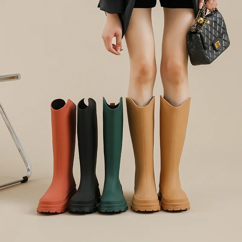 High tube anti slip rain shoes for women's rain boots, rubber shoes for external wear, wear-resistant long tube water shoes
High tube anti slip rain shoes for women's rain boots, rubber shoes for external wear, wear-resistant long tube water shoes