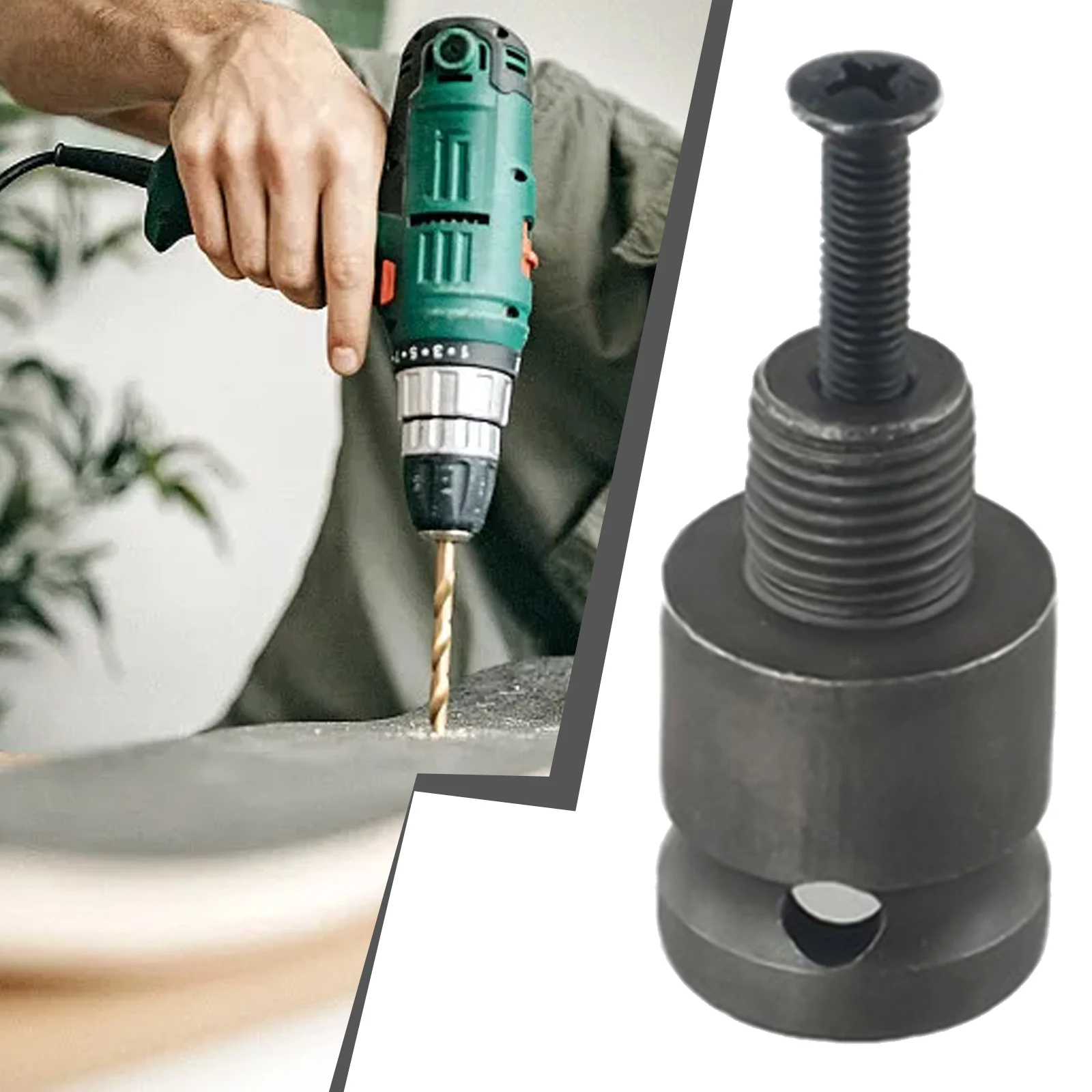 1/2\" Drill Chuck Adaptor For Impact Wrench Conversion 1/2-20UNF With Screw Home Hand Drill Power Tools Replacement Accessories
1/2\" Drill Chuck Adaptor For Impact Wrench Conversion 1/2-20UNF With Screw Home Hand Drill Power Tools Replacement Accessories