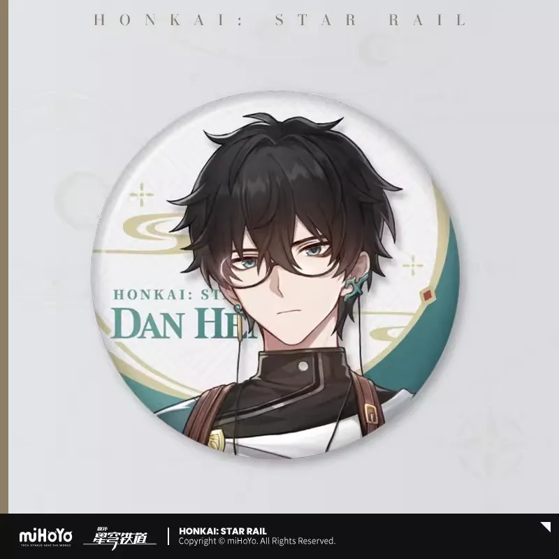 

Pre Sale miHoYo Official Honkai Star Rail Train Around the World Series DANHENG Badge Anime Fashion Surrounding Cosplay Gifts