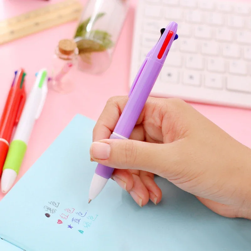 

Многоцветная шариковая ручка милые Kawaii офисные школьные принадлежности 0,7 мм шариковые ручки канцелярские принадлежности для письма 10 шт./лот