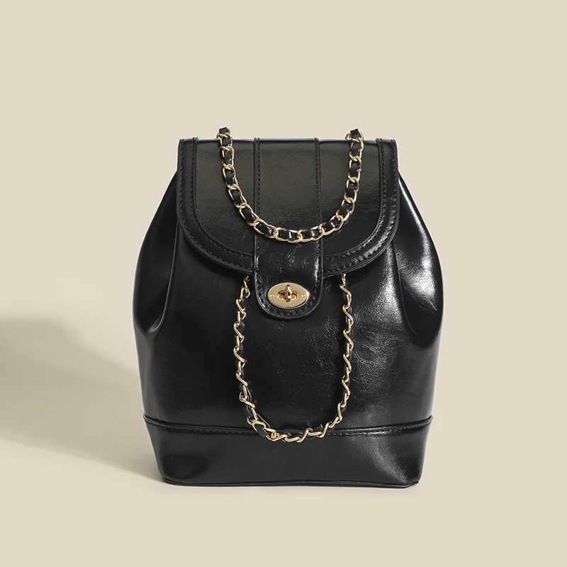 Chain Backpack Bucket Bag Luxury Designer Handbags For Women High Quality 2023 New Fashion Waxed Leather Crossbody Shoulder Bag
Chain Backpack Bucket Bag Luxury Designer Handbags For Women High Quality 2023 New Fashion Waxed Leather Crossbody Shoulder Bag