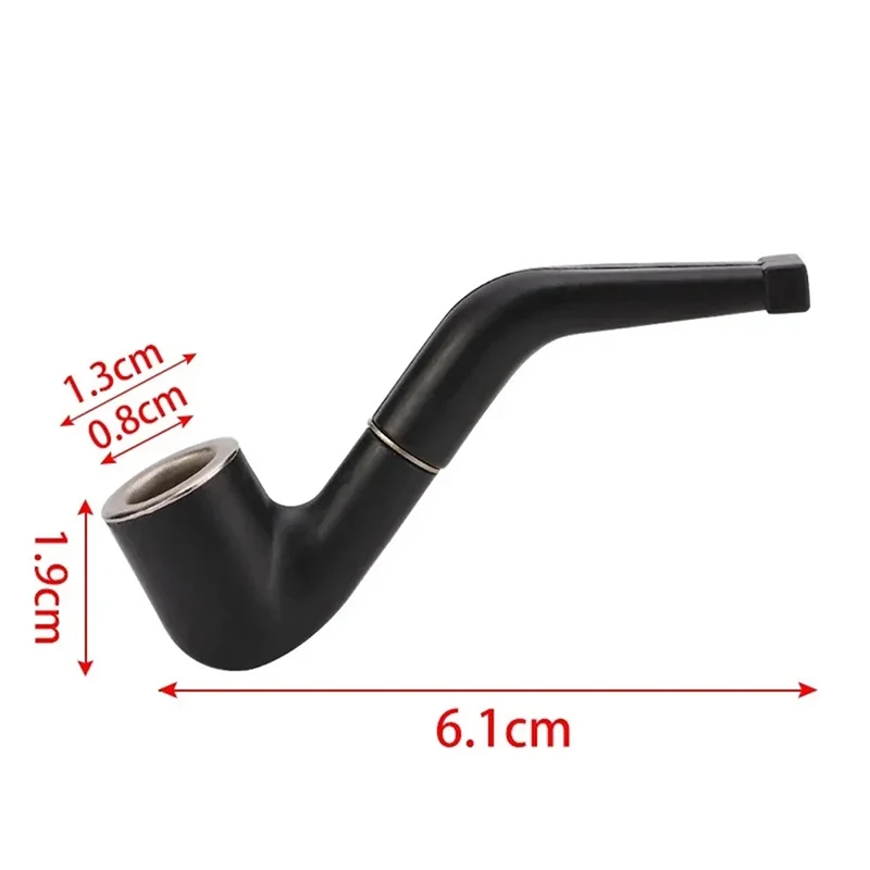 Mini Pipe à struction ée Durable pour Cigare et Tabac, Accessoire Classique, Standard, Embouchure, 1 Pièce 2