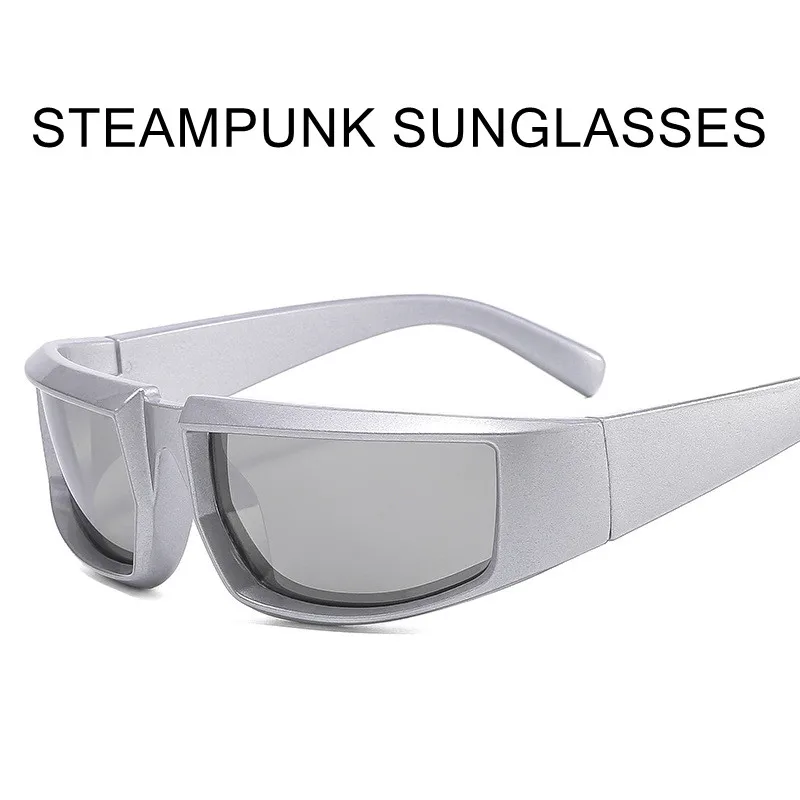 Men Women Square Steampunk Sunglasses Unisex New Fashion Mirror Travel Sun Glasses Outdoor Driving UV400 Google Shades Eyewear
Men Women Square Steampunk Sunglasses Unisex New Fashion Mirror Travel Sun Glasses Outdoor Driving UV400 Google Shades Eyewear