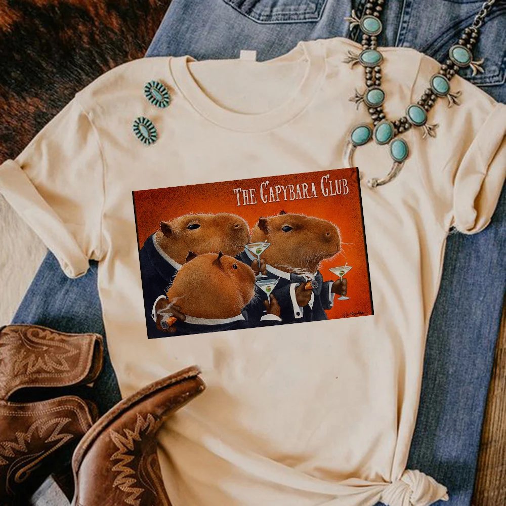 Kapibara Capybara t shirt women graphic comic anime top female manga designer funny clothing
Kapibara Capybara t shirt women graphic comic anime top female manga designer funny clothing