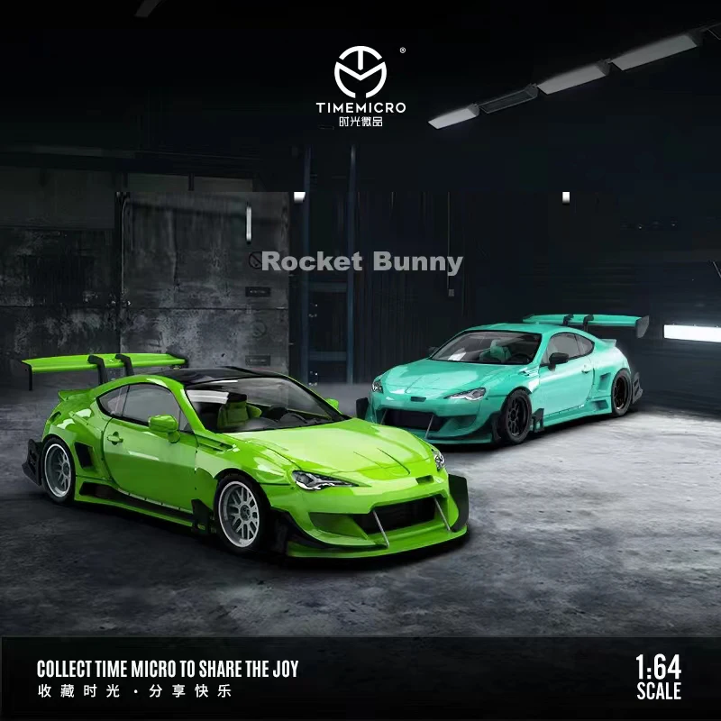 Время Micro 1:64 модель автомобиля 86 Rocket Bunny литье под давлением-синий и Apple зеленый
Время Micro 1:64 модель автомобиля 86 Rocket Bunny литье под давлением-синий и Apple зеленый