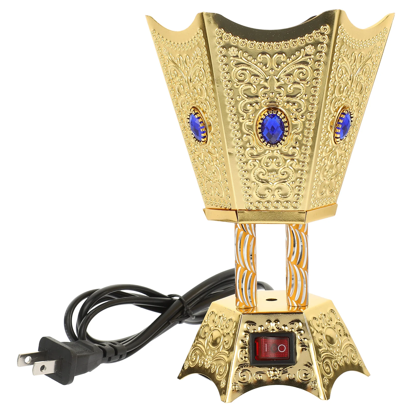 Electric Censer Middle Eastern Style Iron Incense Burner Tabletop Ornament Electric Metal Censer (EU/UK/US Plug)
Electric Censer Middle Eastern Style Iron Incense Burner Tabletop Ornament Electric Metal Censer (EU/UK/US Plug)