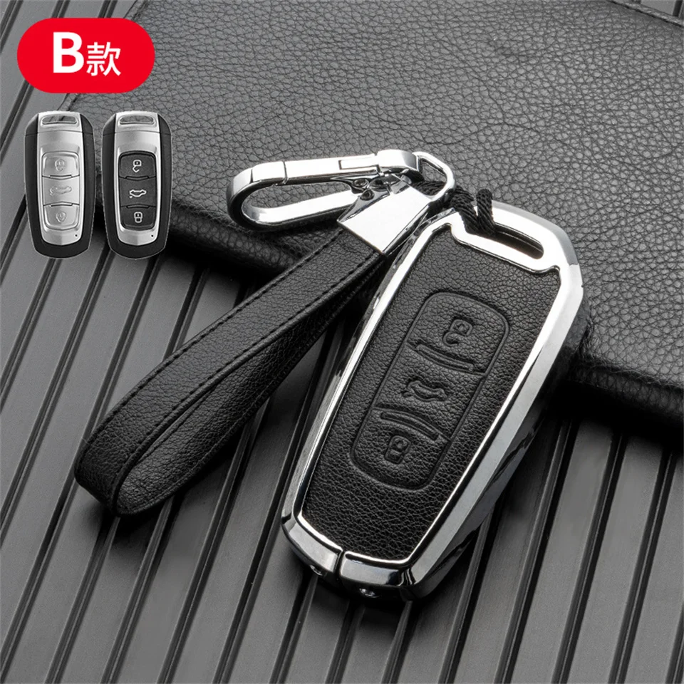 

Car key case Shell Holder for Geely Atlas Boyue NL3 EX7 Emgrand X7 EmgrarandX7 SUV GT GC9 borui Auto Key Protection Accessories