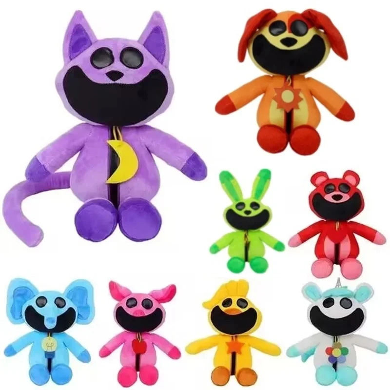 

30cm Smiling Critters Plush Toy Smiling Critters Cat Nap Catnap Accion Doll Soft Toy Peluches Pillow Christmas Gift Kids Boys