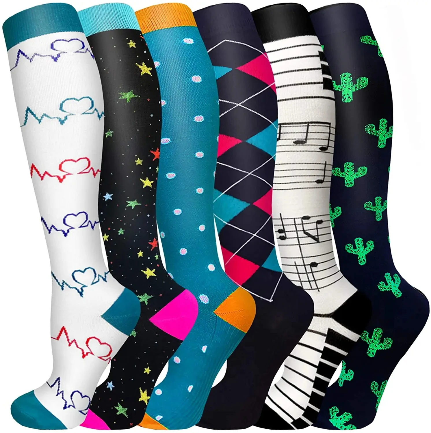 Compression Socks Cycling Running Basketball Sports Socks Varicose Veins Anti Fatigue Pain Relief Knee Care Socks For Men Women 
Compression Socks Cycling Running Basketball Sports Socks Varicose Veins Anti Fatigue Pain Relief Knee Care Socks For Men Women