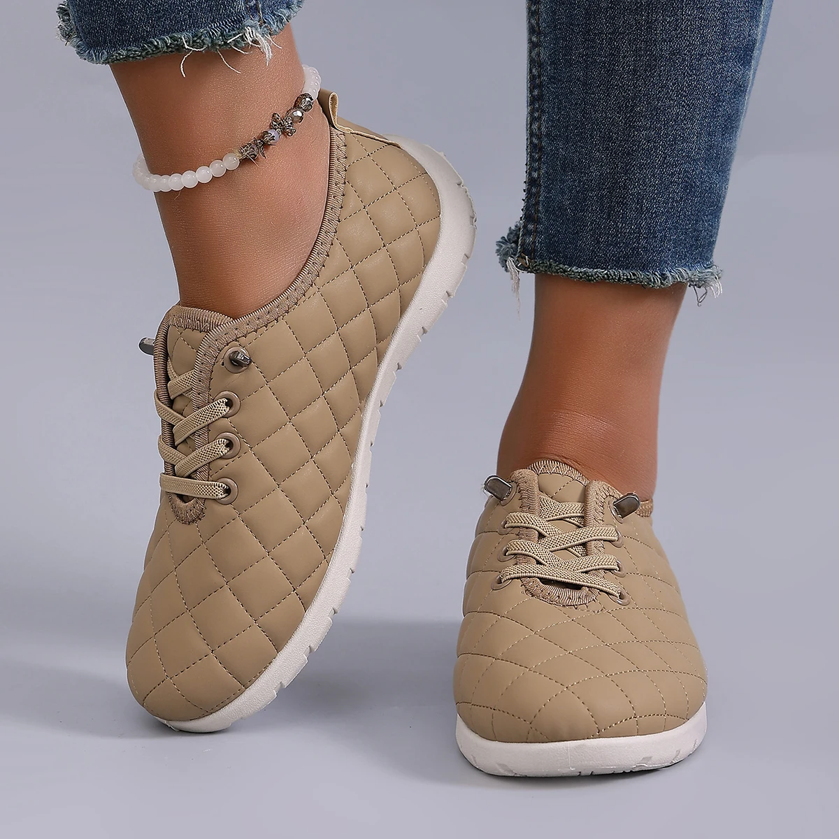 أحذية رياضية نسائية جديدة للربيع، عصرية، قابلة للتنفس، خفيفة الوزن، مضادة للانزلاق، مقاومة للتآكل، أحذية رياضية كاجوال، أحذية مسطحة أحذية رياضية نسائية جديدة للربيع، عصرية، قابلة للتنفس، خفيفة الوزن، مضادة للانزلاق، مقاومة للتآكل، أحذية رياضية كاجوال، أحذية مسطحة