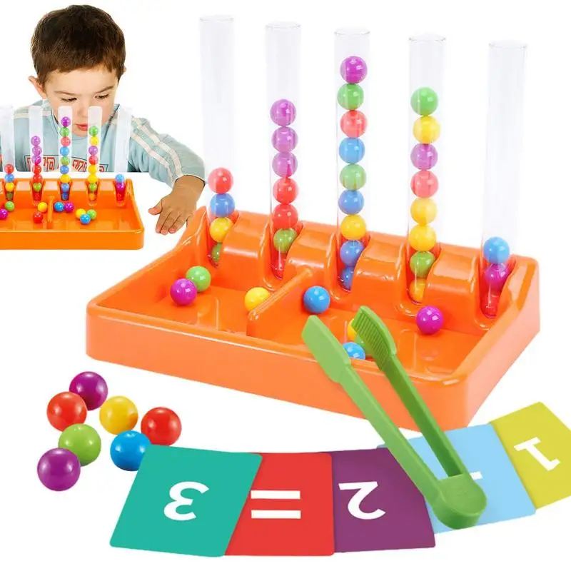 Montessori Clip Beads Test Tube Toy Children Logic Concentration Fine Motor Training Game Teaching Aids Educational Toy For Kid
Montessori Clip Beads Test Tube Toy Children Logic Concentration Fine Motor Training Game Teaching Aids Educational Toy For Kid