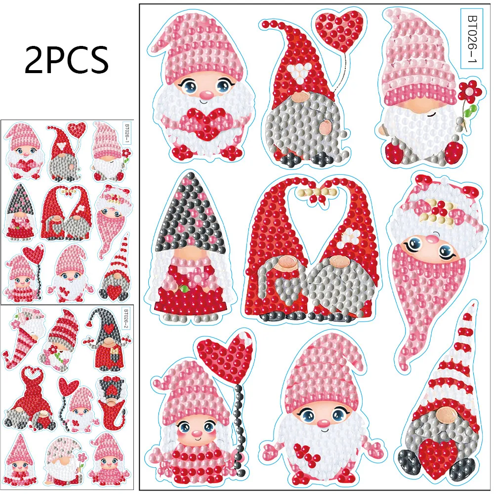 2Pcs/Set 5D DIY Diamond Painting Stickers Cartoon Gnomes Butterfly Diamond Art Mosaic Children Sticker Home Ornament Crafts Gift
2Pcs/Set 5D DIY Diamond Painting Stickers Cartoon Gnomes Butterfly Diamond Art Mosaic Children Sticker Home Ornament Crafts Gift