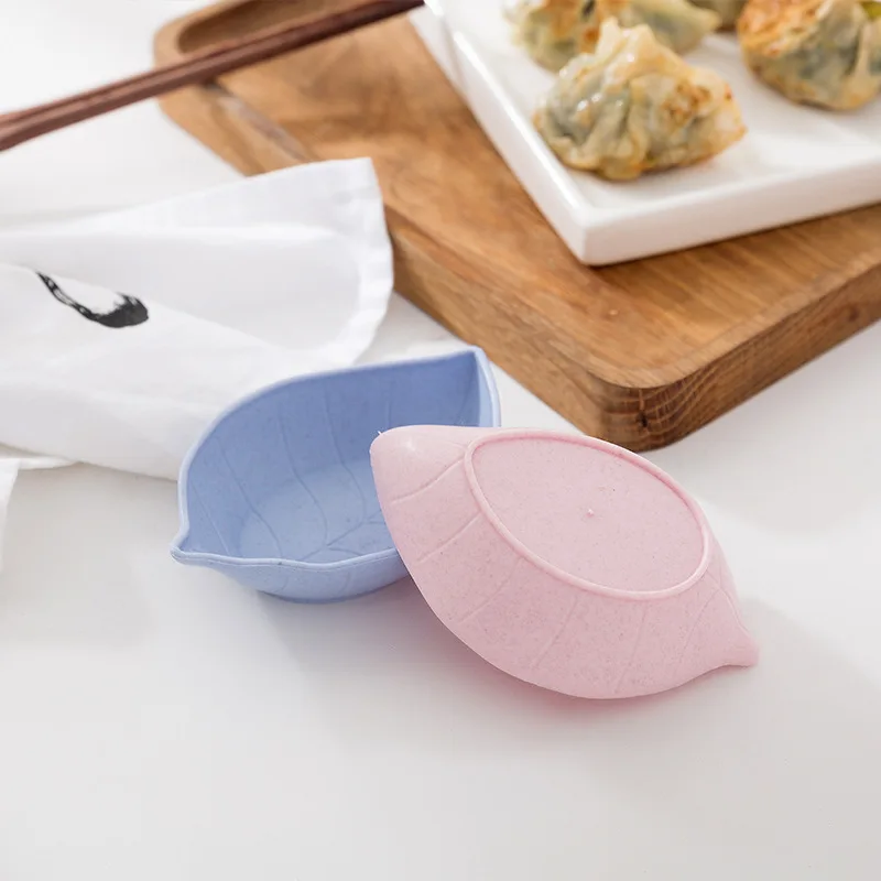 Kitchen Tools Solid Color Seasoning Dish Soy Sauce Dish Irregular Leaf Shaped Small Plate kitchen tools Wheat Straw Dinnerware
Kitchen Tools Solid Color Seasoning Dish Soy Sauce Dish Irregular Leaf Shaped Small Plate kitchen tools Wheat Straw Dinnerware