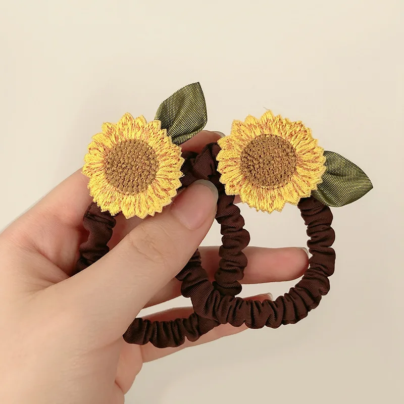 Simulate Sunflower Flowers Girl Hair Ties Cute Summer Flowers Fabric Rubber Band Hair Ropes For Women Fashion Hair Accessories
Simulate Sunflower Flowers Girl Hair Ties Cute Summer Flowers Fabric Rubber Band Hair Ropes For Women Fashion Hair Accessories