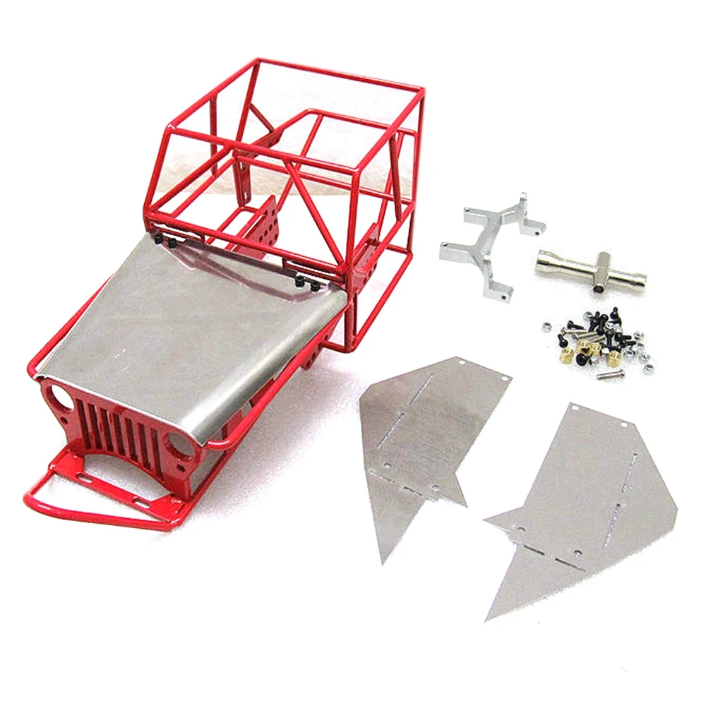 Full Tube Frame Metal Chassis Metal Body Roll Cage for WPL C14 C24 C24-1 1/16 RC Car Upgrade Parts,Red
Full Tube Frame Metal Chassis Metal Body Roll Cage for WPL C14 C24 C24-1 1/16 RC Car Upgrade Parts,Red