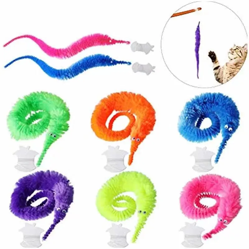 Fuzzy Magic Worm Trick Toys For Kids Wiggly Twisty Worm On a Invisible String Carnival Party Favors Children Magic Props
Fuzzy Magic Worm Trick Toys For Kids Wiggly Twisty Worm On a Invisible String Carnival Party Favors Children Magic Props
