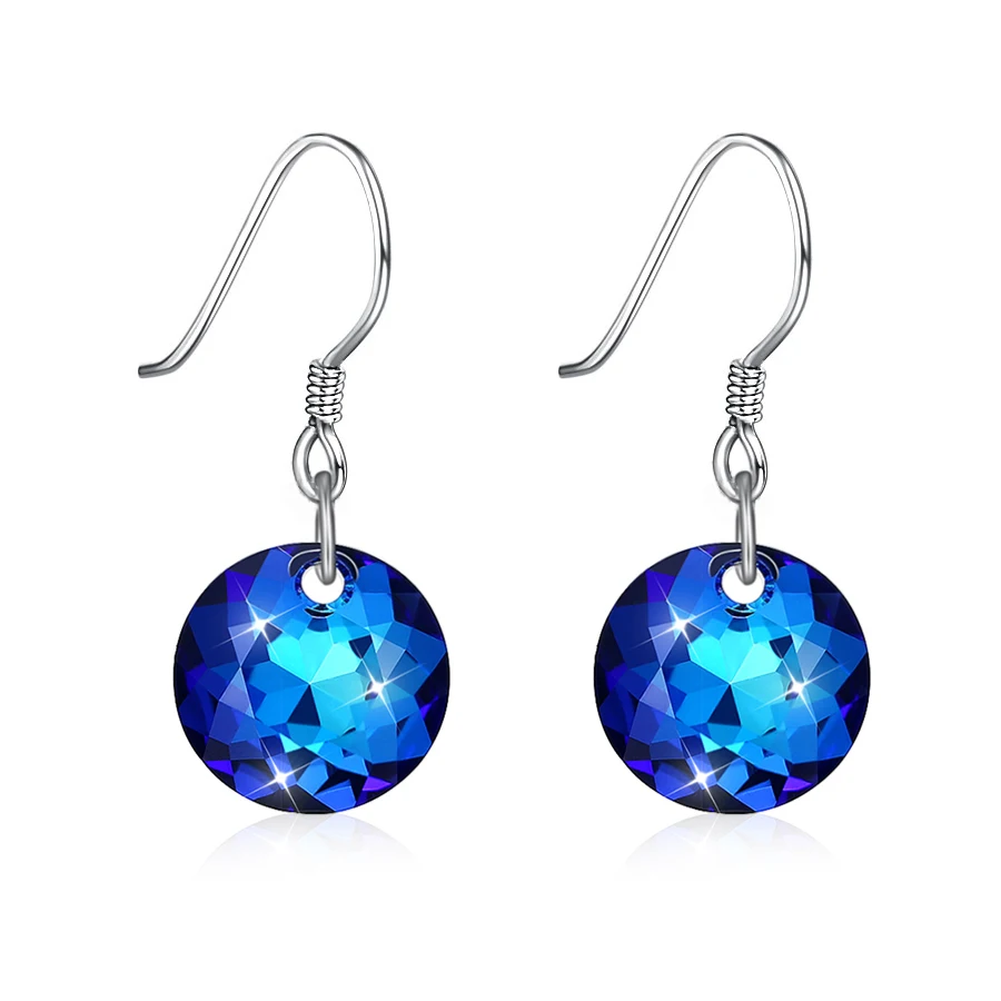 Original Crystals From Austria Classic Cut Round Pendant Drop Earrings Romantic Piercing For Women Fashion Party Accessories
Original Crystals From Austria Classic Cut Round Pendant Drop Earrings Romantic Piercing For Women Fashion Party Accessories