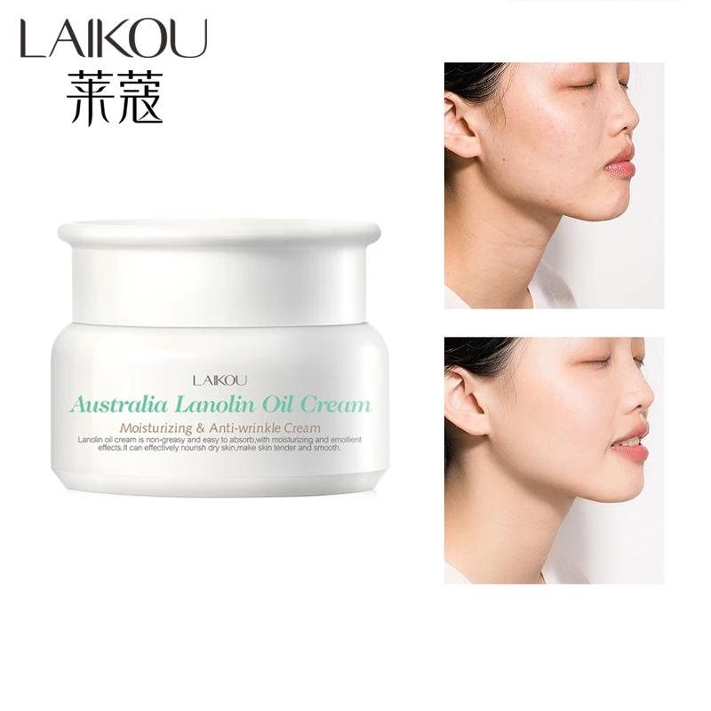 LAIKOU Sheep Oil Lanolin Cream Face Cream Whitening Anti-Aging Anti Wrinkle Moisturizing Nourish Creams Beauty Face Care
LAIKOU Sheep Oil Lanolin Cream Face Cream Whitening Anti-Aging Anti Wrinkle Moisturizing Nourish Creams Beauty Face Care
