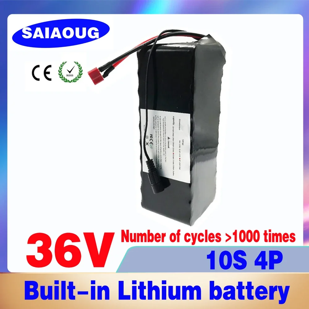 

1000W Original 36V30Ah Panasonic battery 500W high power batteries 20000mAh Ebike electric bicycle with BMS Protection + Charger