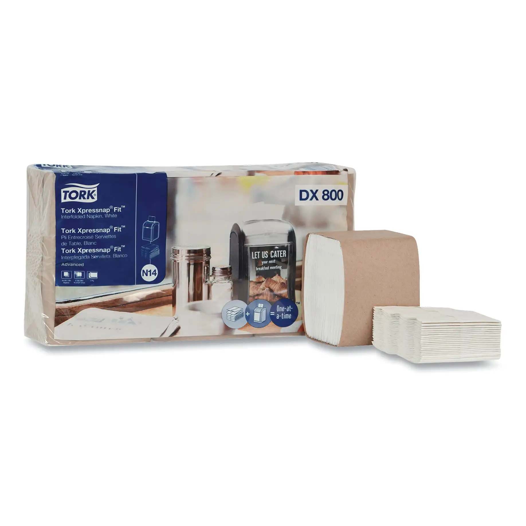 Xpressnap Fit Interfold Dispenser Napkins, 2-Ply, 6.5 x 8.39, White, 120/Pack, 36 Packs/Carton Disposable napkins
Xpressnap Fit Interfold Dispenser Napkins, 2-Ply, 6.5 x 8.39, White, 120/Pack, 36 Packs/Carton Disposable napkins