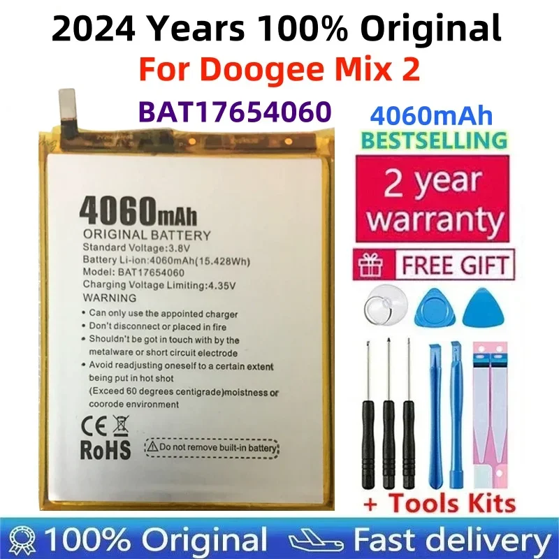 100% Original New Doogee Mix 2 Battery 4060mAh Polymer Li-ion 3.8V Batteries For Doogee Mix 2 Phone BAT17654060
100% Original New Doogee Mix 2 Battery 4060mAh Polymer Li-ion 3.8V Batteries For Doogee Mix 2 Phone BAT17654060
