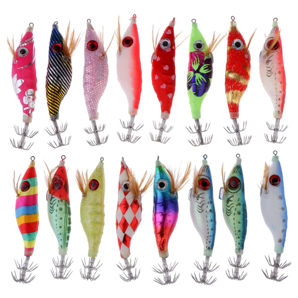 20Pcs Shrimp Fishing Lures 10cm 9g Wood Shrimp Luminous Big 3D Eyes Glow Squid Jigs Needle Octopus Hooks Squid Baits
20Pcs Shrimp Fishing Lures 10cm 9g Wood Shrimp Luminous Big 3D Eyes Glow Squid Jigs Needle Octopus Hooks Squid Baits