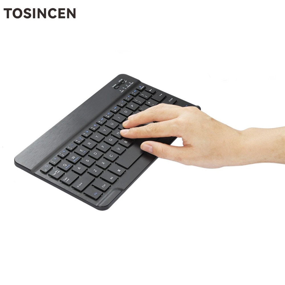 TOSINCEN Ultra Slim Portable Wireless Bluetooth 10 Inch Keyboard with Micro Charging Port for IOS Android Tablet Windows Funda
TOSINCEN Ultra Slim Portable Wireless Bluetooth 10 Inch Keyboard with Micro Charging Port for IOS Android Tablet Windows Funda