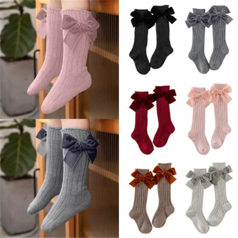 Knee High Bow Socks Girl stockings Toddler Infant fashionable knitted Cotton Knee-socks Autumn and winter Bowknot
Knee High Bow Socks Girl stockings Toddler Infant fashionable knitted Cotton Knee-socks Autumn and winter Bowknot