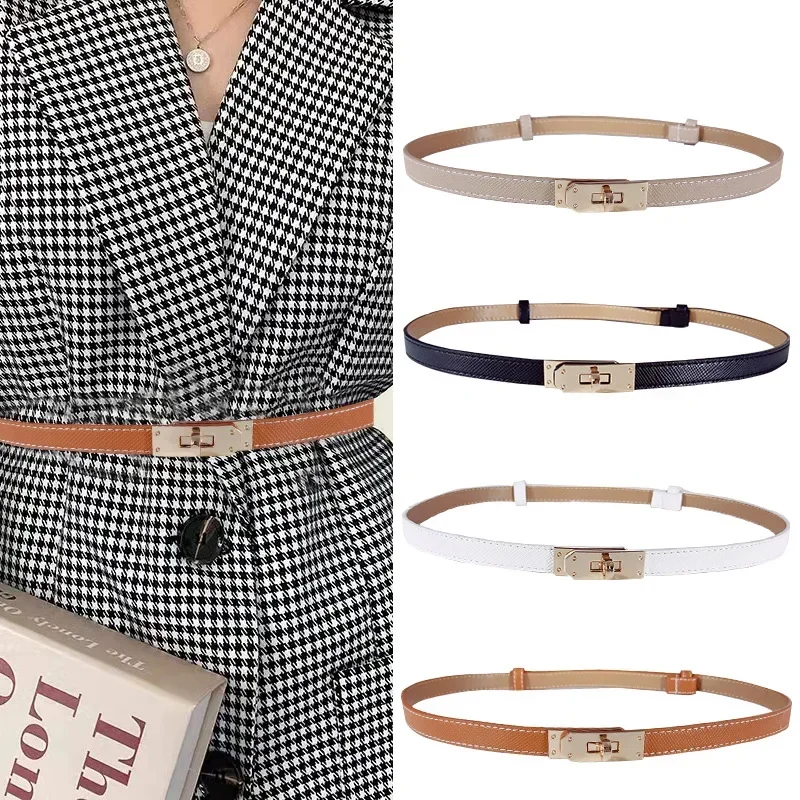 Women PU Thin Belt Ladies Fashion Casual Accessories Luxury Design Girdle Korean Corset Adjustable Metal Buckle
Women PU Thin Belt Ladies Fashion Casual Accessories Luxury Design Girdle Korean Corset Adjustable Metal Buckle