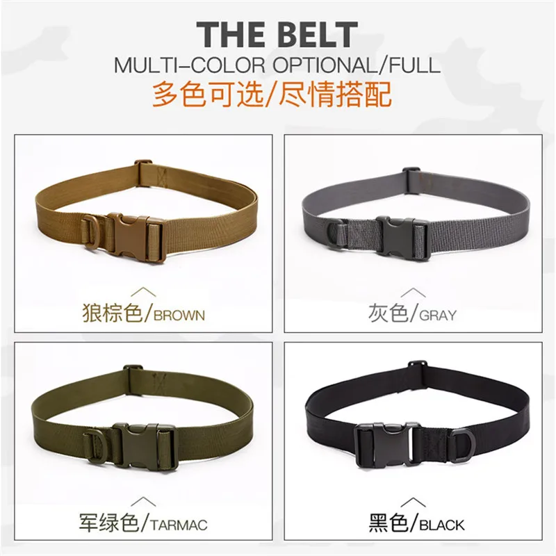 Utility Tactical Belt Buckle Strap Men's Waist Support Adjustable Waistband Army Military Training Outdoor Sports Combat Belts
Utility Tactical Belt Buckle Strap Men's Waist Support Adjustable Waistband Army Military Training Outdoor Sports Combat Belts