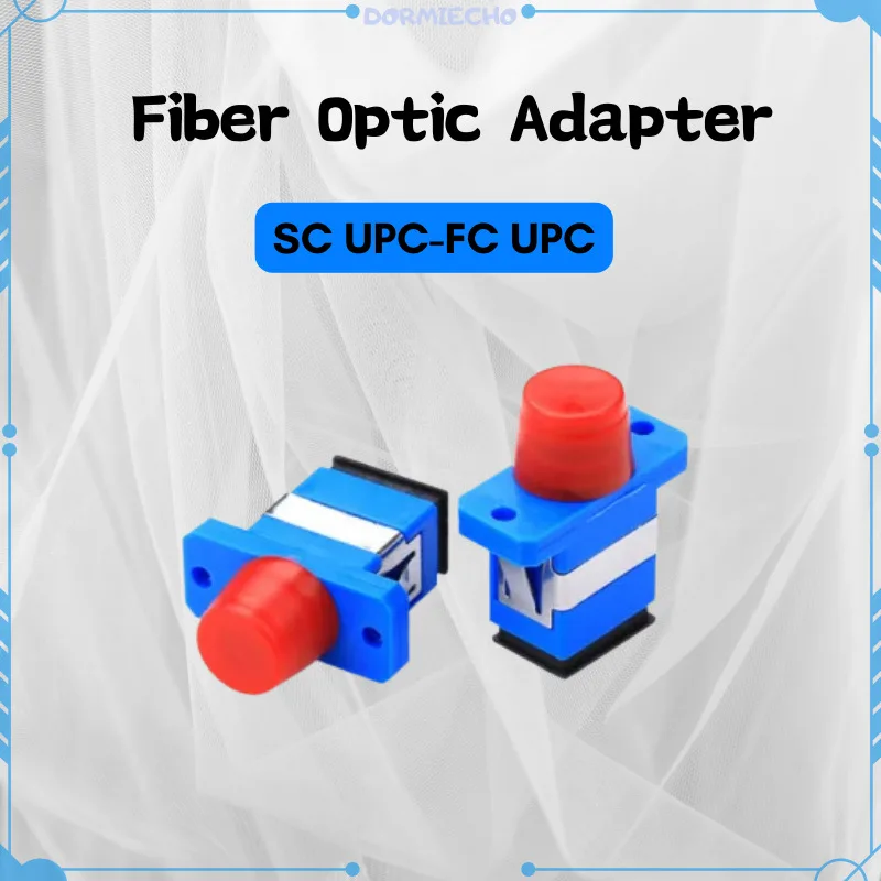 

Fiber Optic Coupler SC UPC-FC UPC Fiber Optic Flange Connector Square Turn Round Head Telecom Grade Fiber Optic Adapter