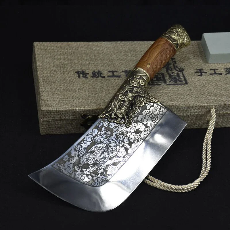 Manual forging, cutting and cutting dual use knife longquan household boning knife chef knife blade 7Cr17MOV steel
Manual forging, cutting and cutting dual use knife longquan household boning knife chef knife blade 7Cr17MOV steel