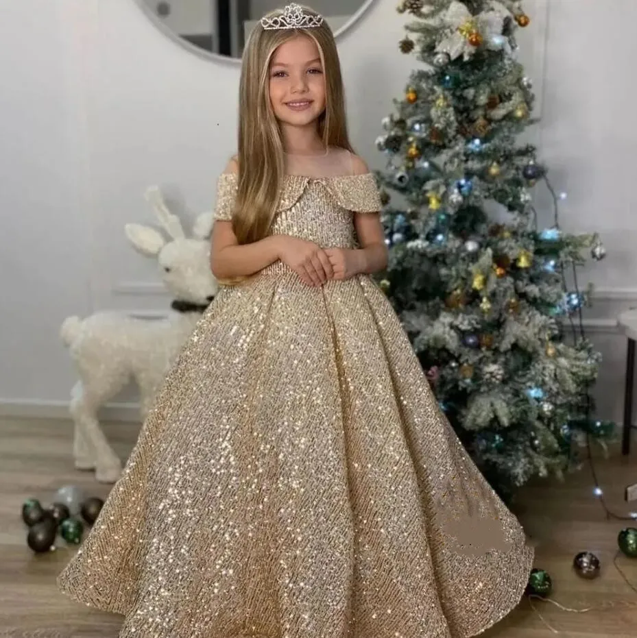 Glitter Champagne Ball Gown Princess A Line Flower Girl Dress Sheer Neck Long Length Girls Pageant Gown Birthday Party Dress
Glitter Champagne Ball Gown Princess A Line Flower Girl Dress Sheer Neck Long Length Girls Pageant Gown Birthday Party Dress