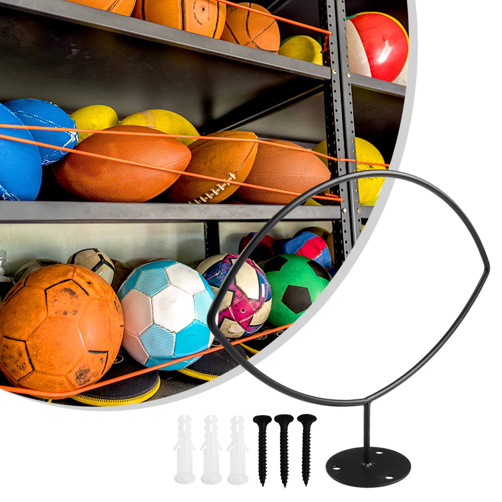 Wall Mounted Rugby Rack Display Easy Installation Football Shelf Holder Ball Display Holder Basketball Shelf Rugby Rack
Wall Mounted Rugby Rack Display Easy Installation Football Shelf Holder Ball Display Holder Basketball Shelf Rugby Rack