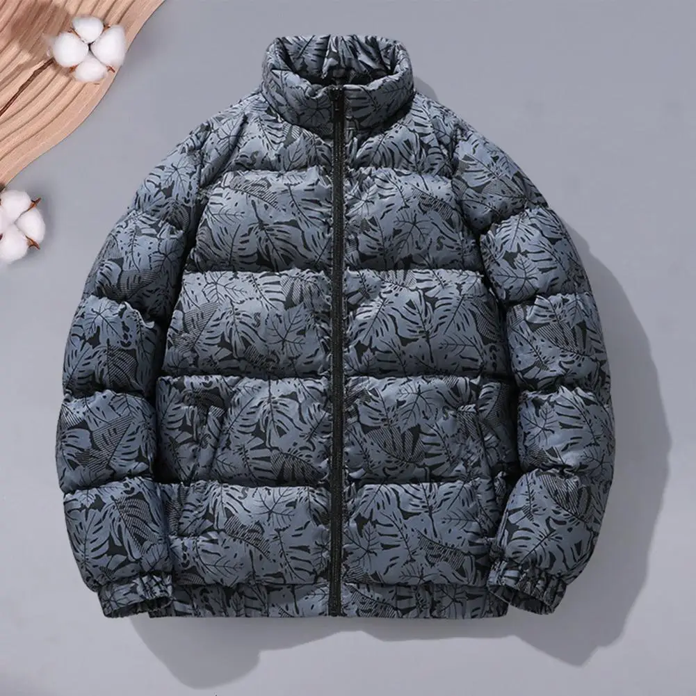 Winter Warm Coat Warm Jacket Men's Ultra-thick Windproof Down Jacket with Stand Collar Zipper Closure for Autumn Winter
Winter Warm Coat Warm Jacket Men's Ultra-thick Windproof Down Jacket with Stand Collar Zipper Closure for Autumn Winter