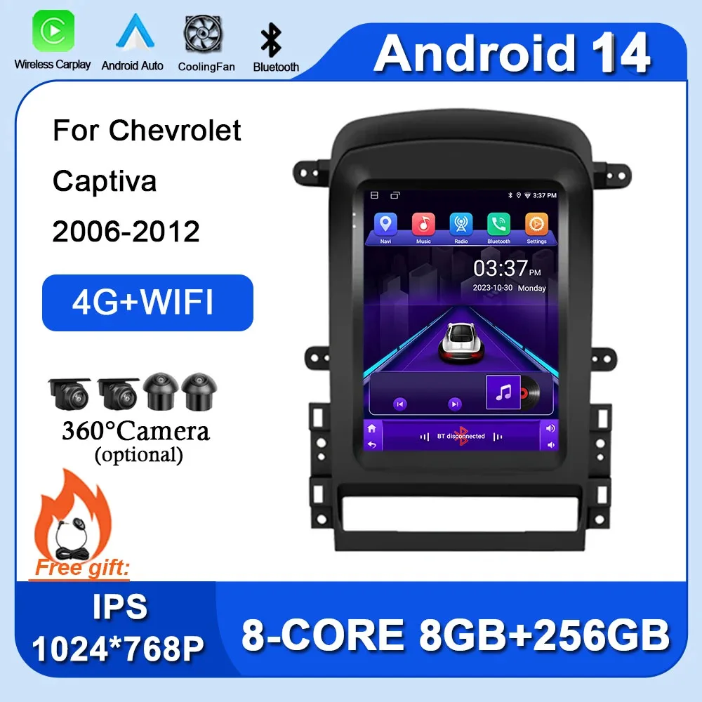 Для Chevrolet Captiva 2006-2012 Android 14 Автомобильная интеллектуальная система радио мультимедиа видео GPS CarPlay авто Bluetooth Wi-Fi 9,7 дюйма
Для Chevrolet Captiva 2006-2012 Android 14 Автомобильная интеллектуальная система радио мультимедиа видео GPS CarPlay авто Bluetooth Wi-Fi 9,7 дюйма
