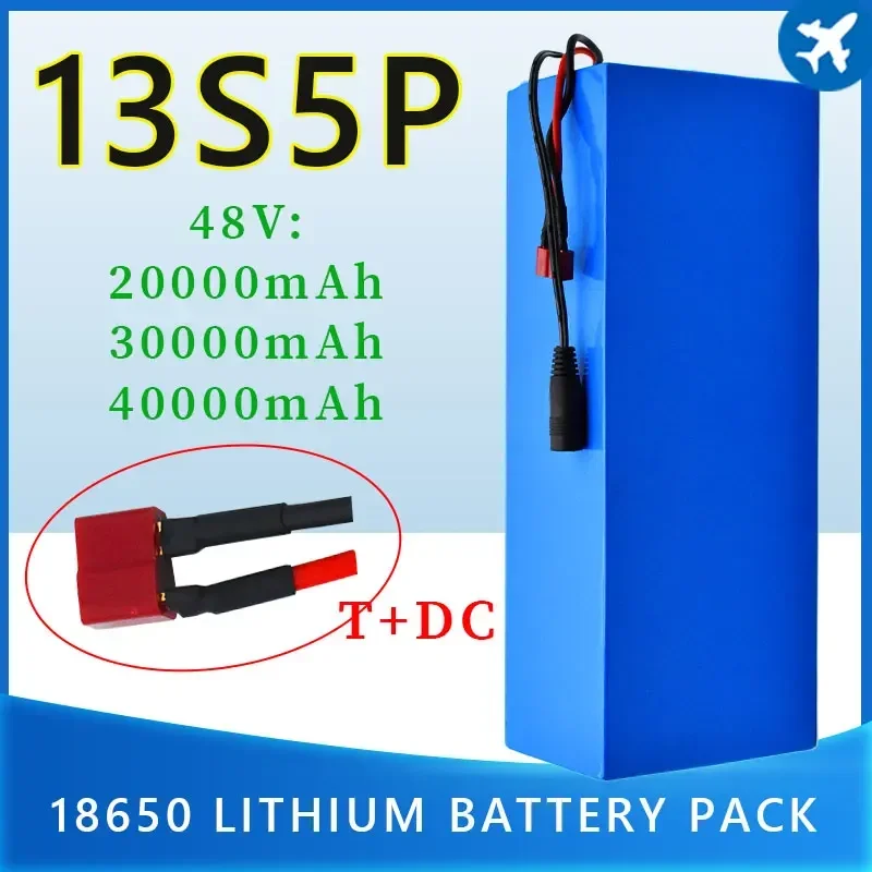 Brand New 13S5P 48V 40Ah 18650 Lithium Battery Pack + Built-in BMS 500-1000W Electric Bicycle Battery
Brand New 13S5P 48V 40Ah 18650 Lithium Battery Pack + Built-in BMS 500-1000W Electric Bicycle Battery