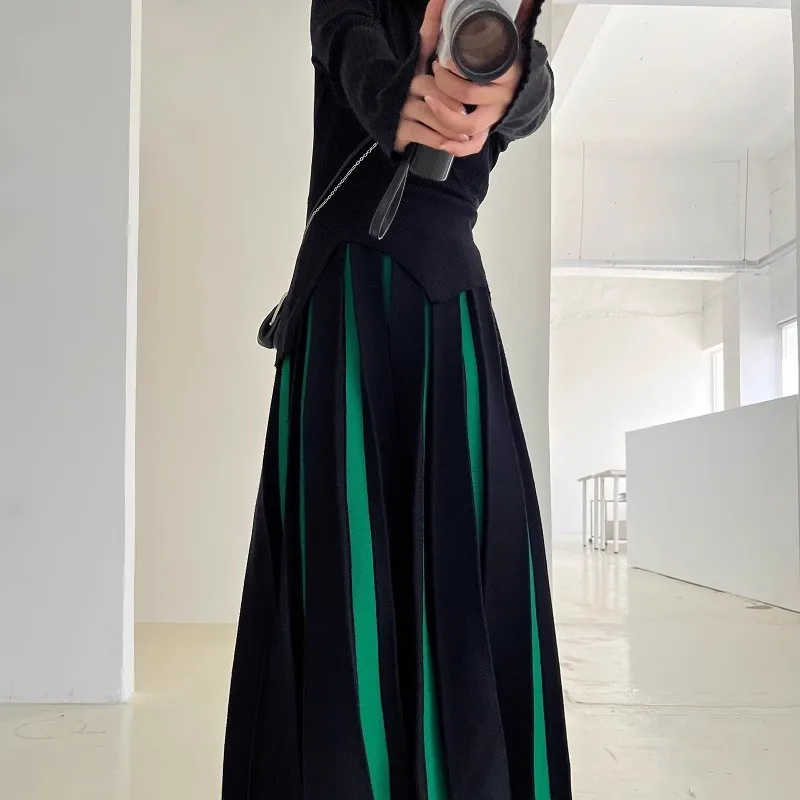 Autumn/Winter Knitted Skirt Women'S 2023 Autumn/Winter Vintage High Waist Green Splice High End Pleated Knitted Mid Length A-Lin
Autumn/Winter Knitted Skirt Women'S 2023 Autumn/Winter Vintage High Waist Green Splice High End Pleated Knitted Mid Length A-Lin