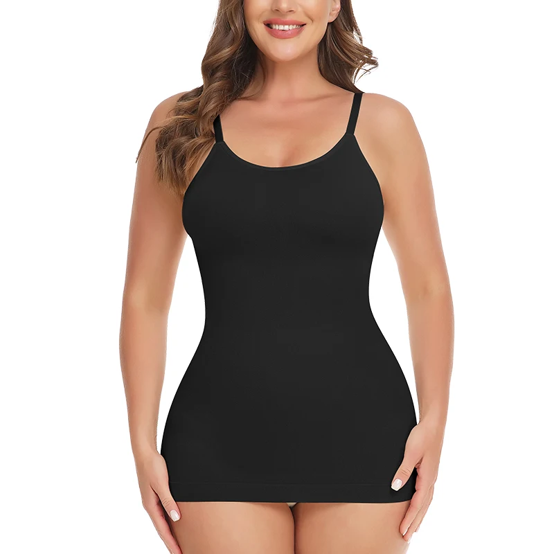 Camisole Shapewear for Plus Size Women Tummy Control Shapewear Shaping Tank Tops Slimming Body Shaper Compression Vest Underwear Camisole Shapewear for Plus Size Women Tummy Control Shapewear Shaping Tank Tops Slimming Body Shaper Compression Vest Underwear