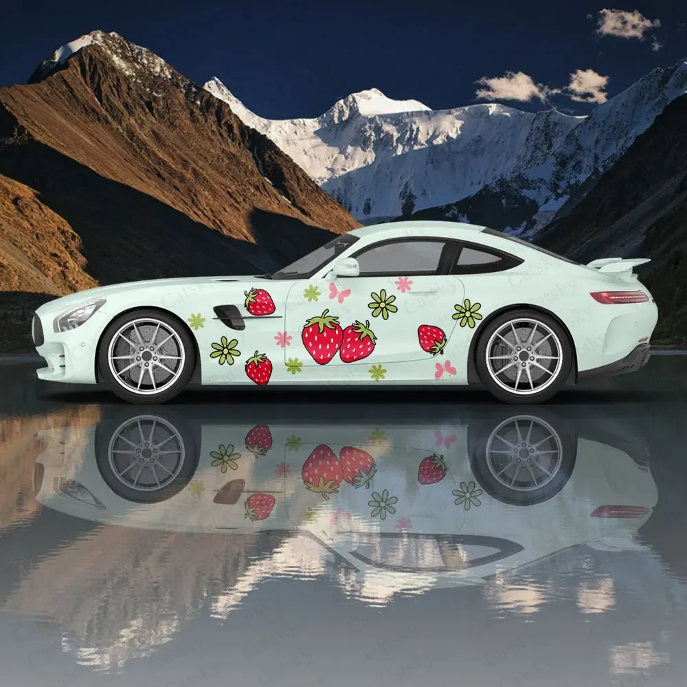 Strawberry Pattern Car Body Sticker Itasha Vinyl Car Side Decal Sticker Body Decoration Sticker Automobile Protective Film
Strawberry Pattern Car Body Sticker Itasha Vinyl Car Side Decal Sticker Body Decoration Sticker Automobile Protective Film