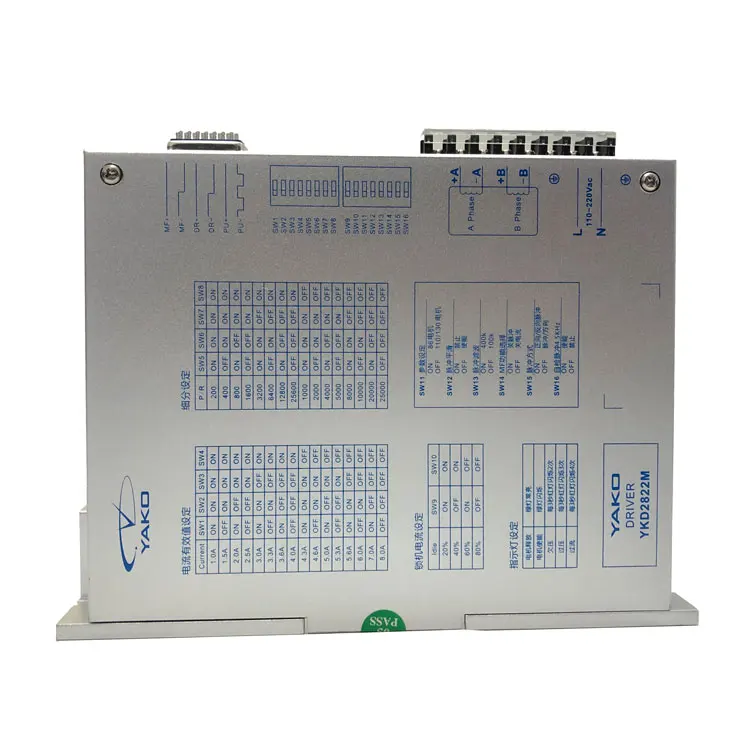 

RS YAKO micro stepping stepper drivers High Voltage For steeper motor using