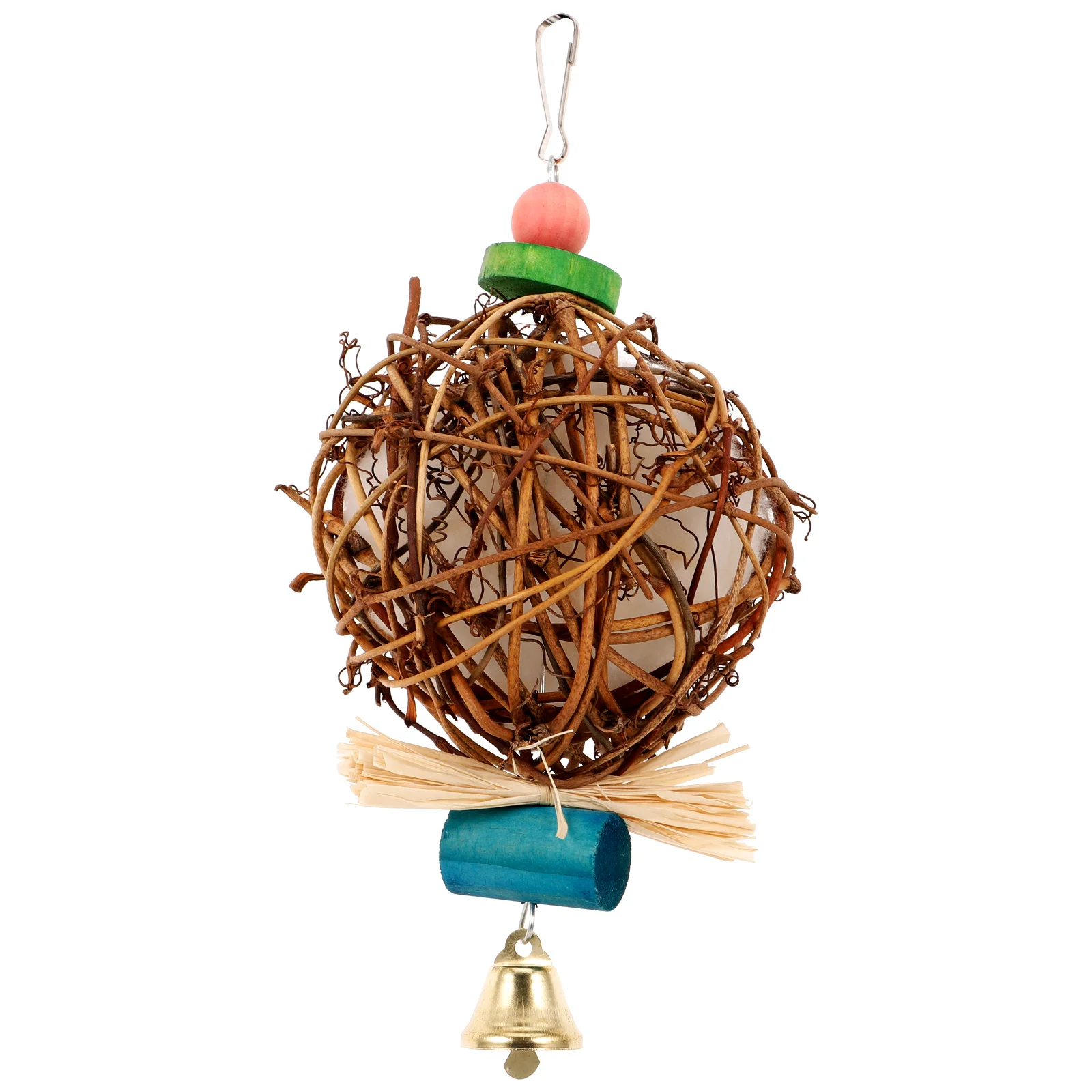 Parrot Toy Supplies Rattan Ball Chewing Bird Hanging Small Wooden Foraging Funny Wear-resistant
Parrot Toy Supplies Rattan Ball Chewing Bird Hanging Small Wooden Foraging Funny Wear-resistant