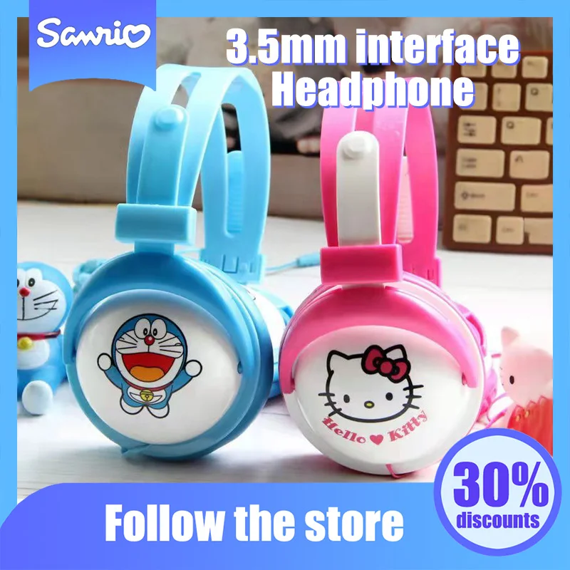 Kawaii Sanrio Anime 3.5Mm Headphone Cute Hello Kitty Cartoon Portable with Microphone Headphone Originality Children Gifts
Kawaii Sanrio Anime 3.5Mm Headphone Cute Hello Kitty Cartoon Portable with Microphone Headphone Originality Children Gifts
