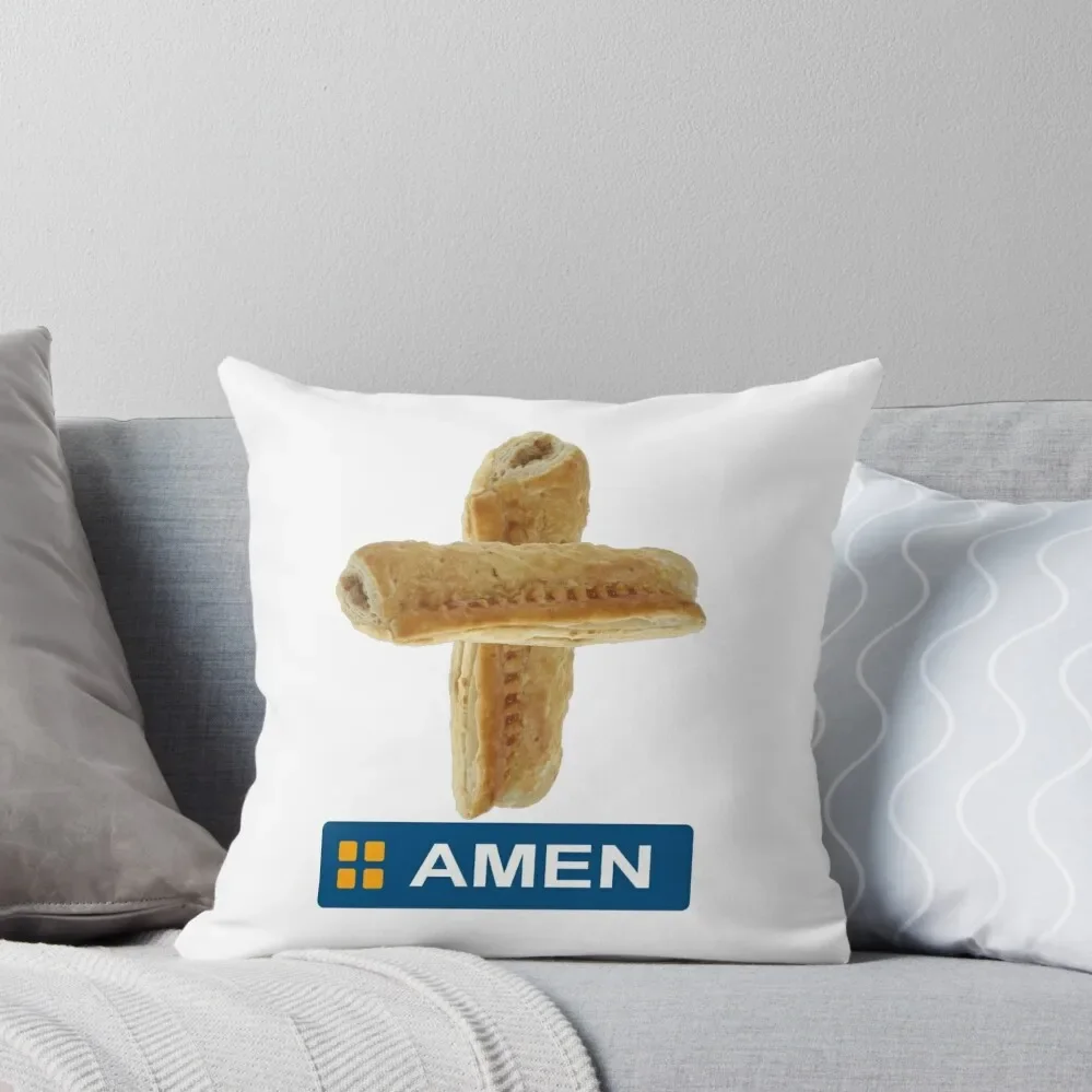 AMEN Greggs Style Sausage Rolls T Shirt Throw Pillow Sitting Cushion Luxury Cushion Cover
AMEN Greggs Style Sausage Rolls T Shirt Throw Pillow Sitting Cushion Luxury Cushion Cover
