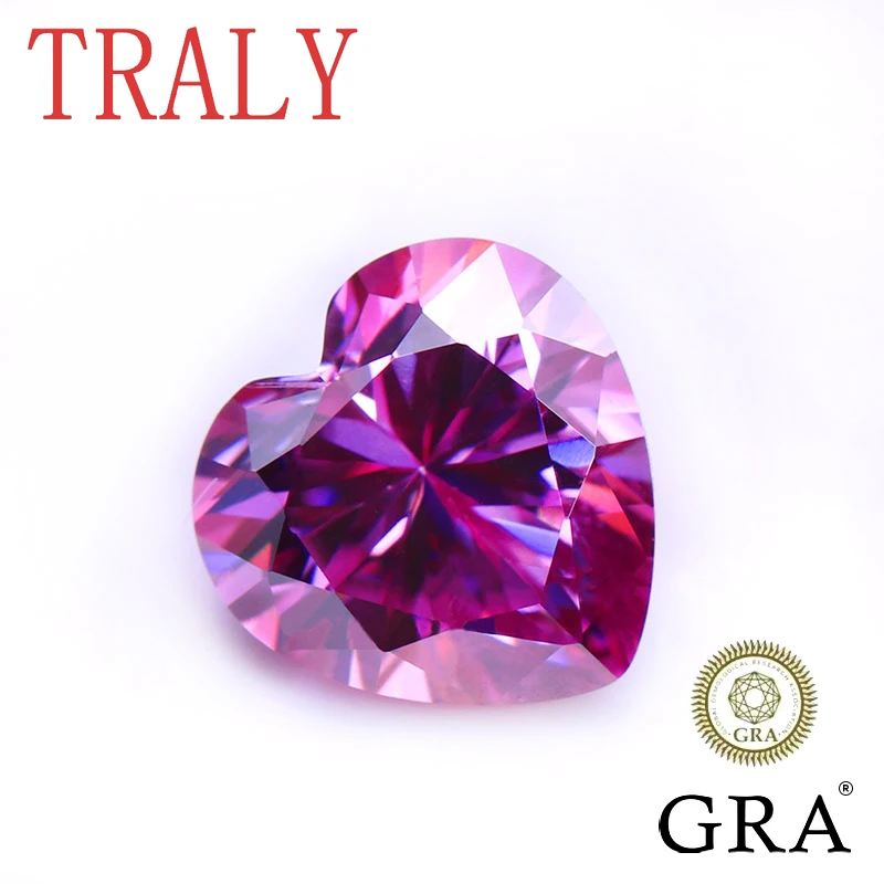 Pink heart-shaped Mosonite bare stone, eight hearts and eight arrows diamond cutting, GRA waist size certificate recommended thr
Pink heart-shaped Mosonite bare stone, eight hearts and eight arrows diamond cutting, GRA waist size certificate recommended thr