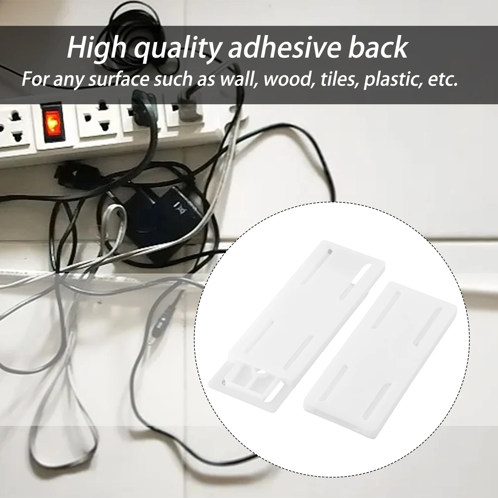 Plug & Extension Socket Holder Socket Holder Plug Organiser Power Strip Holder Wall-Mount Lead Organiser Universal
Plug & Extension Socket Holder Socket Holder Plug Organiser Power Strip Holder Wall-Mount Lead Organiser Universal