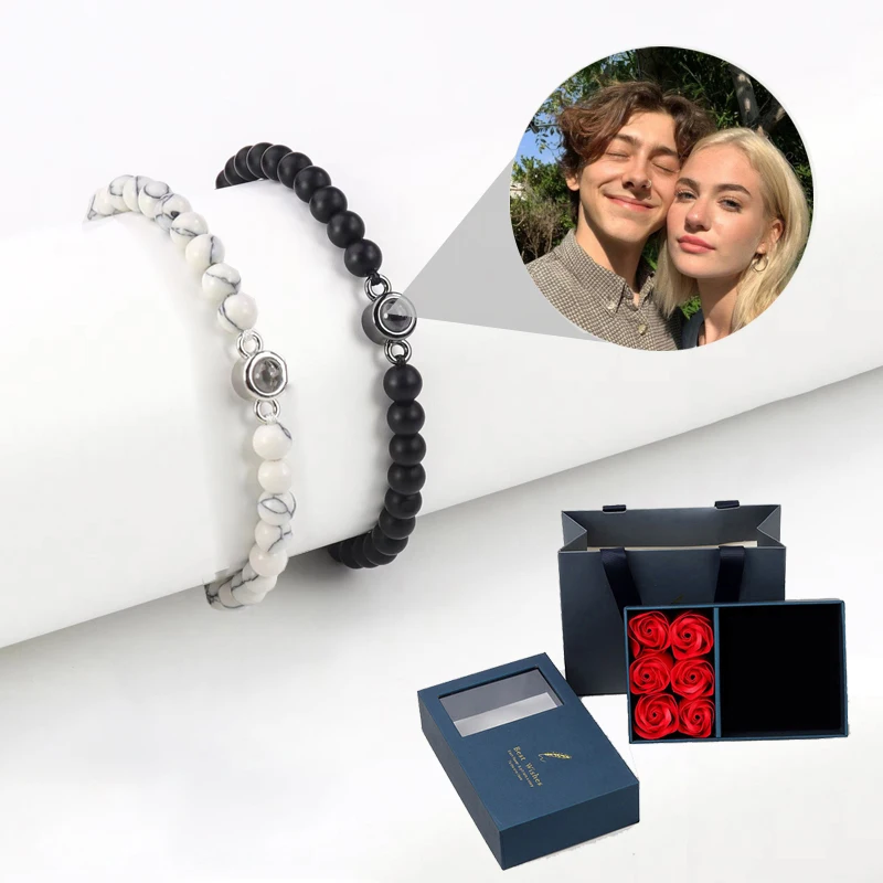 Personalized Beaded Photo Projection Bracelet Steel Custom Photo 2023 Hot Fashion White Turquoise Jewelry For Women Man Couple
Personalized Beaded Photo Projection Bracelet Steel Custom Photo 2023 Hot Fashion White Turquoise Jewelry For Women Man Couple