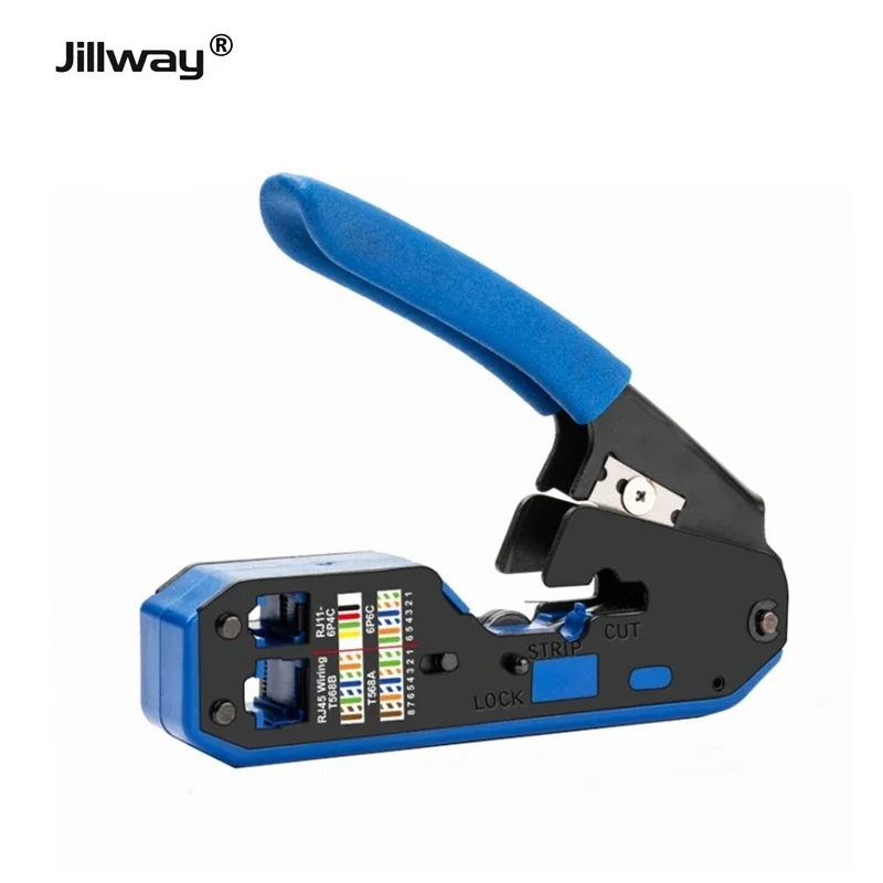 Многофункциональный инструмент для обжима сетевых кабелей Jillway RJ45 8P6P CAT5 CAT6 RJ11
Многофункциональный инструмент для обжима сетевых кабелей Jillway RJ45 8P6P CAT5 CAT6 RJ11